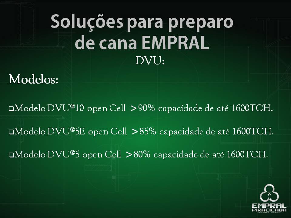 Solução de Preparo de Cana - Slide 17