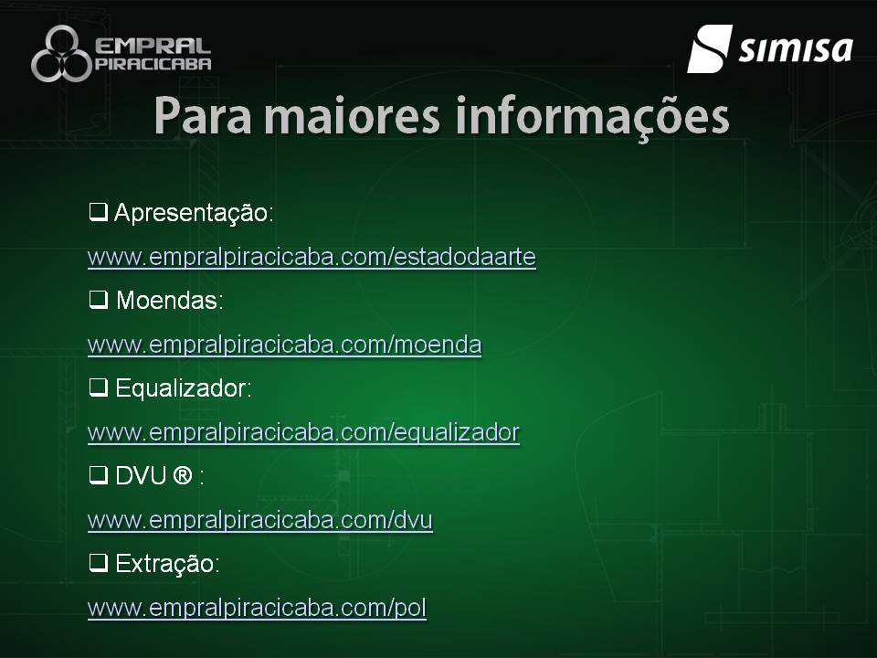 Seminário Brasileiro Agroindustrial - Slide 33